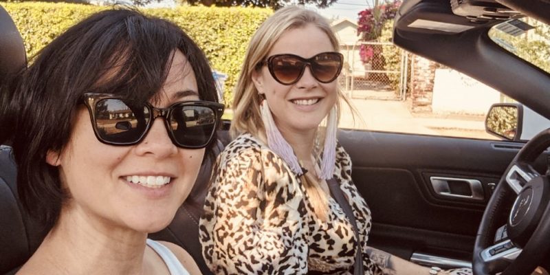 2021.07.15 - Kristen Wong and me in Convertible